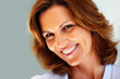 Portrait of beautiful young woman smiling - Copyspace