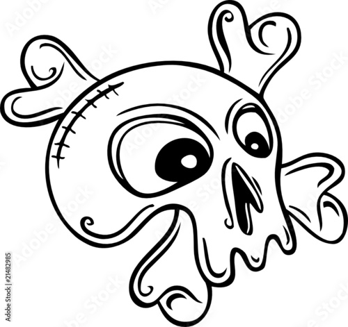 Totenkopf skull Pirat Tattoo design element musiknoten tattoo