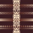 Set of ornamental borders