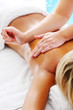 Massage Techniques V - woman receiving professional massage. Massage Techniques V - woman receiving professional massage.