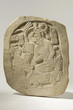 Photo: Ancient Mayan Bas-Relief Stele Isolated Ancient Mayan Bas-Relief Stele Isolated