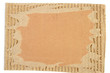 Cardboard background, clipping path, paper