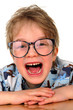 happy boy with Glasses