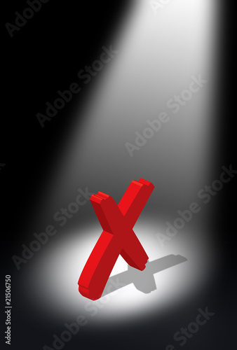 Illustration: x mark x mark