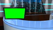 Video: Virtual TV Studio 3D News Set Virtual TV Studio 3D News Set