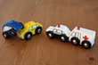 Accident de la route, intervention police et ambulance
