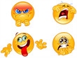 Emotions emoticons set