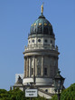 Domed tower of Franzoesischer Dom on Gendarmenmarkt, Berlin.