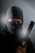 Ninja holding samurai sword