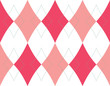 Pink and green rhombus seamless background pattern
