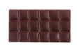 Clean photo of dark chocolate bar