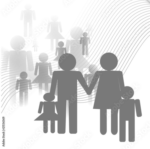 Illustration: Family group Family group