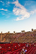 people waiting for the opening  in the arena of verona