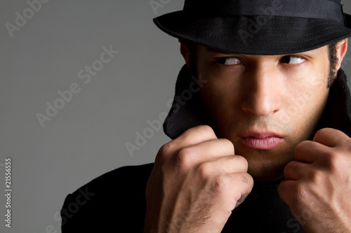 Photo: Suspicious Young Man Suspicious Young Man