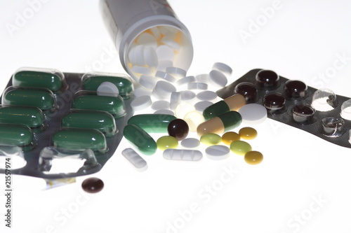 Photo: diverse Tabletten, Pillen und Kapseln diverse Tabletten, Pillen und Kapseln
