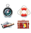 Vector marine travel icons. Part 2