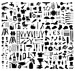 Collection of silhouettes of subjects