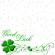 good luck background vector