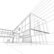 Image : Blueprint on white