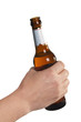 Bierflasche in der Hand - Suchtgefahr