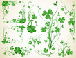 clover design elements clover design elements