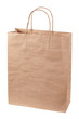 Paper bag isolated on a white background.