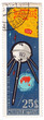 stamp shows the soviet moon station