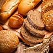 assortment of baked bread