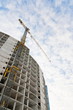 construction with crane