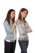 Women are angry and offended when arguing