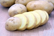 Pomme de terre tranchée