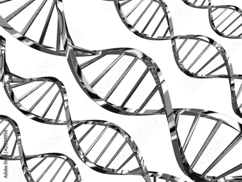 Illustration: Eliche di DNA in stile tecnologico Eliche di DNA in stile tecnologico