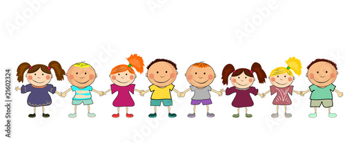 Vector: happy kids happy kids