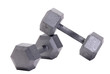 Stacked Metal Hex Dumbbells
