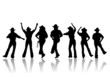 cowboy dance silhouette cowboy dance silhouette