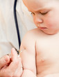 Little baby get an injection Little baby get an injection