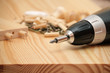 Mounting furniture with screwdriver