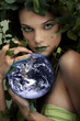 Mother nature protecting the earth