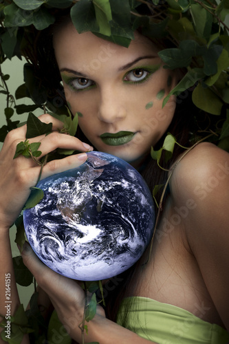 Photo: Mother nature protecting the earth Mother nature protecting the earth