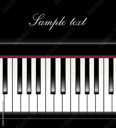 Vektor: piano background piano background