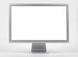 Foto: Monitor alu,isoliert mit pfaden Monitor alu,isoliert mit pfaden
