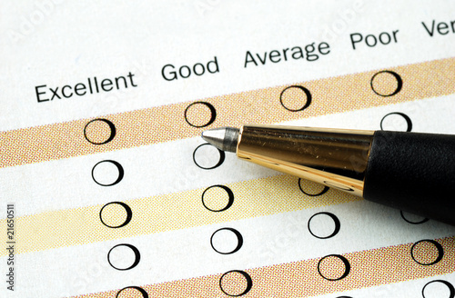 Photo: Fill in the customer satisfaction survey Fill in the customer satisfaction survey