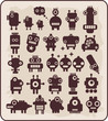 Robots, monsters, aliens collection #4. Robots, monsters, aliens collection #4.