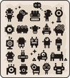 Robots, monsters, aliens collection #3. Robots, monsters, aliens collection #3.