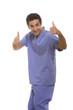 Surgeon after successful operation