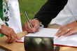 The wedding signature