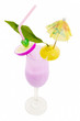 coctel exótico sin alcohol