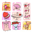 Gift Ideas for girl. Vector illustration