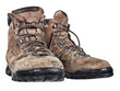 Pair of old walking boots