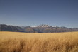 Beautiful mountains in Peru with perfect blue sky